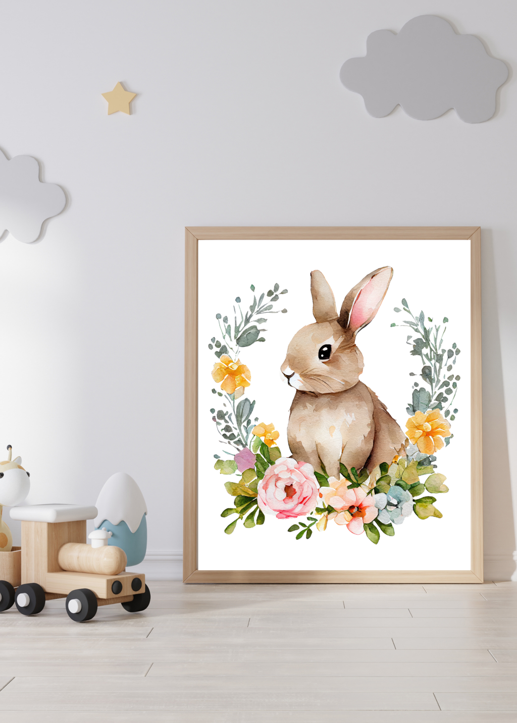 70 Easter Rabbit Kids Room & Nursery Wall Art - Instant Download