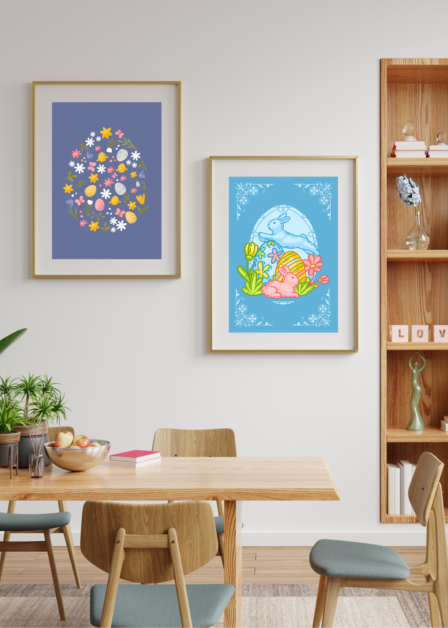 70 Easter Rabbit Kids Room & Nursery Wall Art - Instant Download