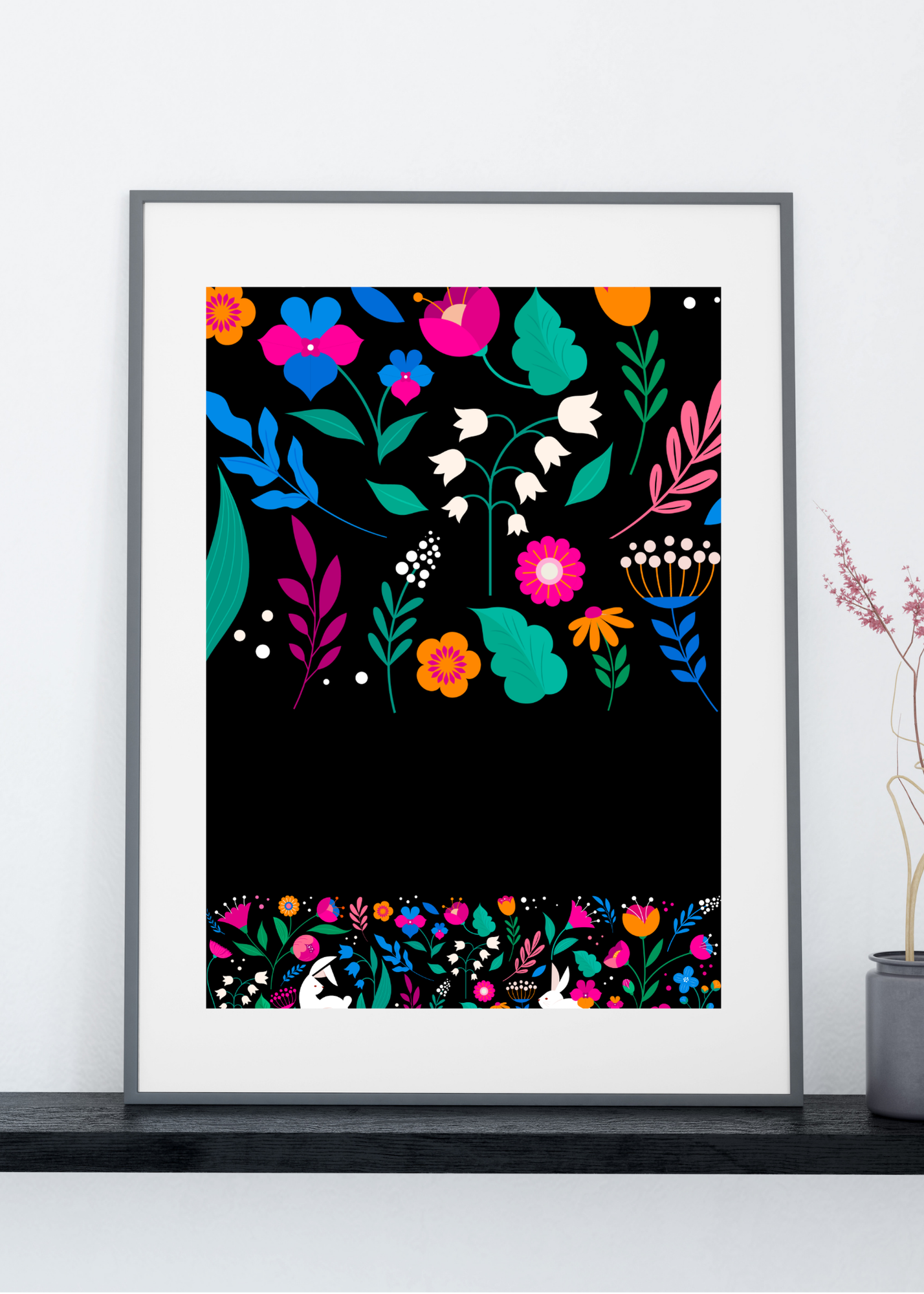 70 Easter Rabbit Kids Room & Nursery Wall Art - Instant Download