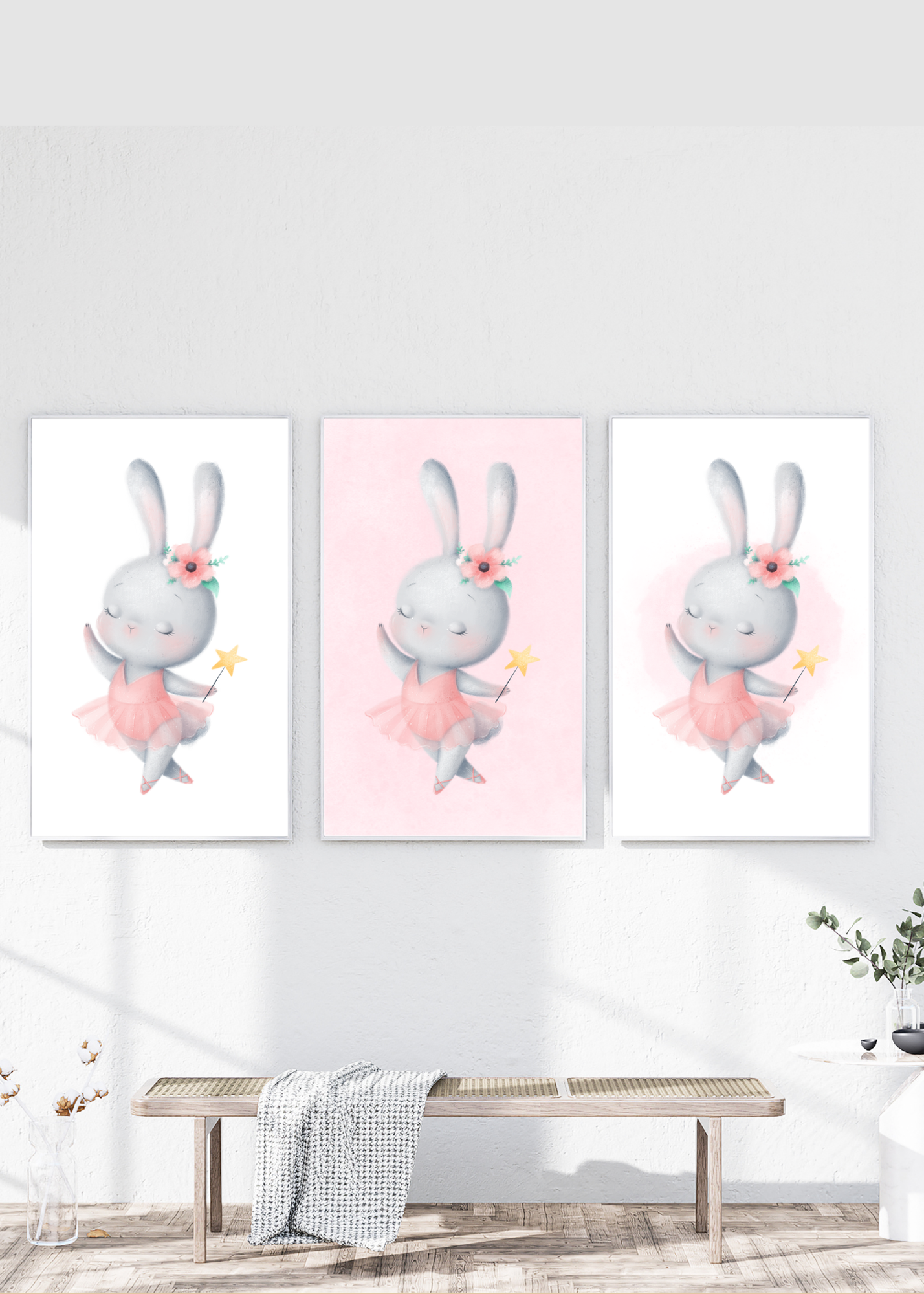 70 Easter Rabbit Kids Room & Nursery Wall Art - Instant Download