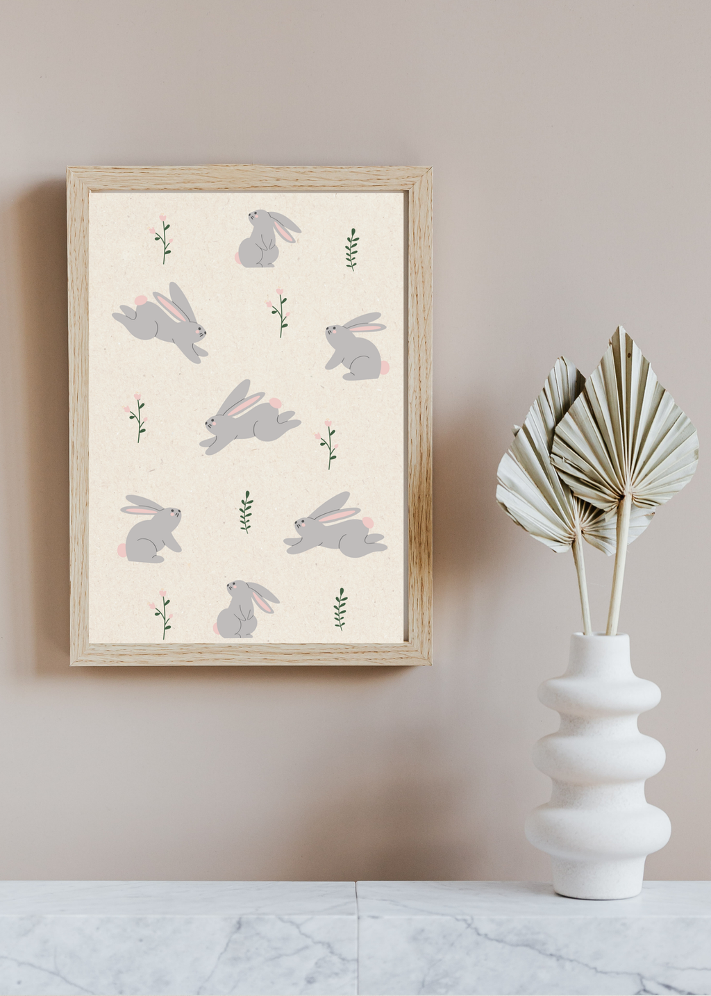 70 Easter Rabbit Kids Room & Nursery Wall Art - Instant Download