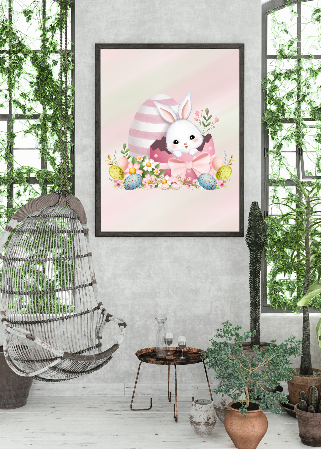 70 Easter Rabbit Kids Room & Nursery Wall Art - Instant Download