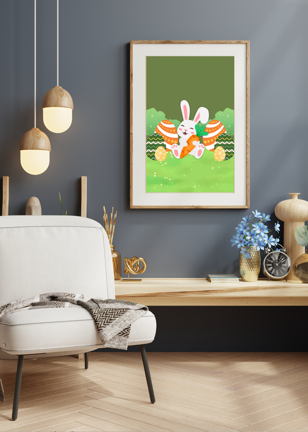 70 Easter Rabbit Kids Room & Nursery Wall Art - Instant Download