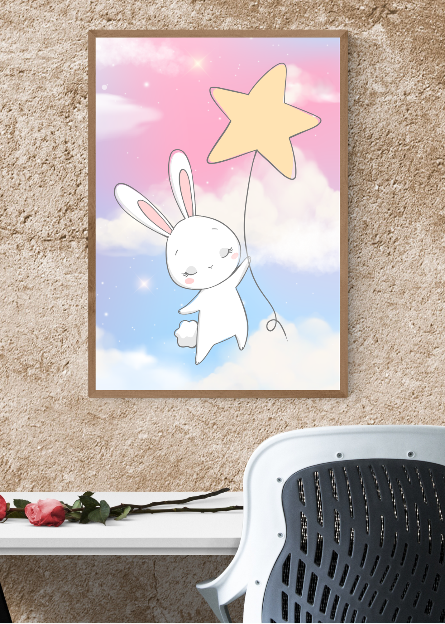 70 Easter Rabbit Kids Room & Nursery Wall Art - Instant Download