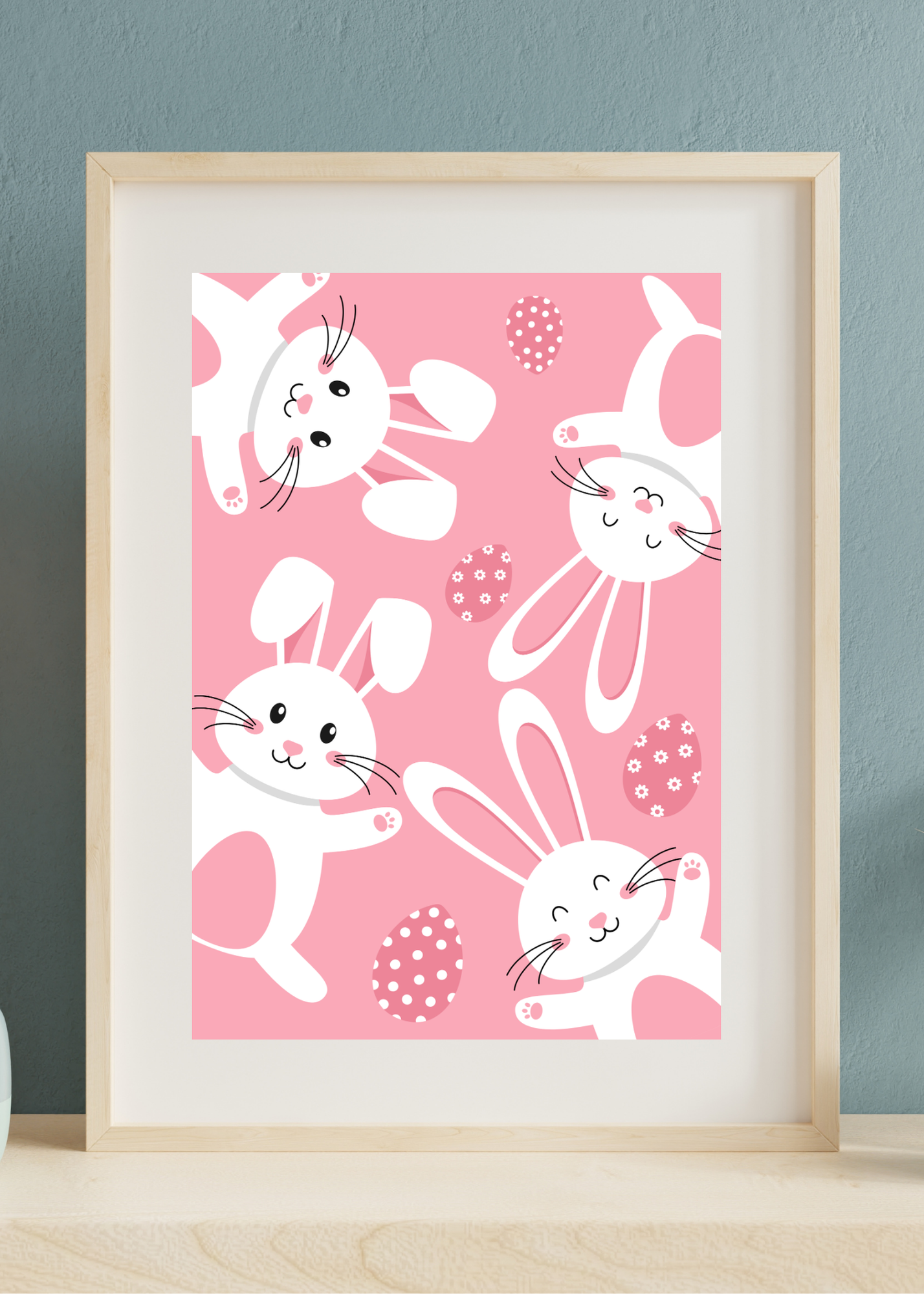 70 Easter Rabbit Kids Room & Nursery Wall Art - Instant Download