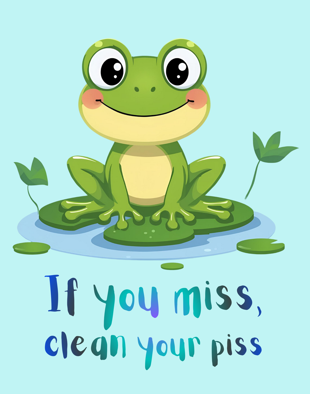 3 Funny Bathroom Wall Art - Frog, Bunny & Bear Toilet Humor for Kids & Print on Demand