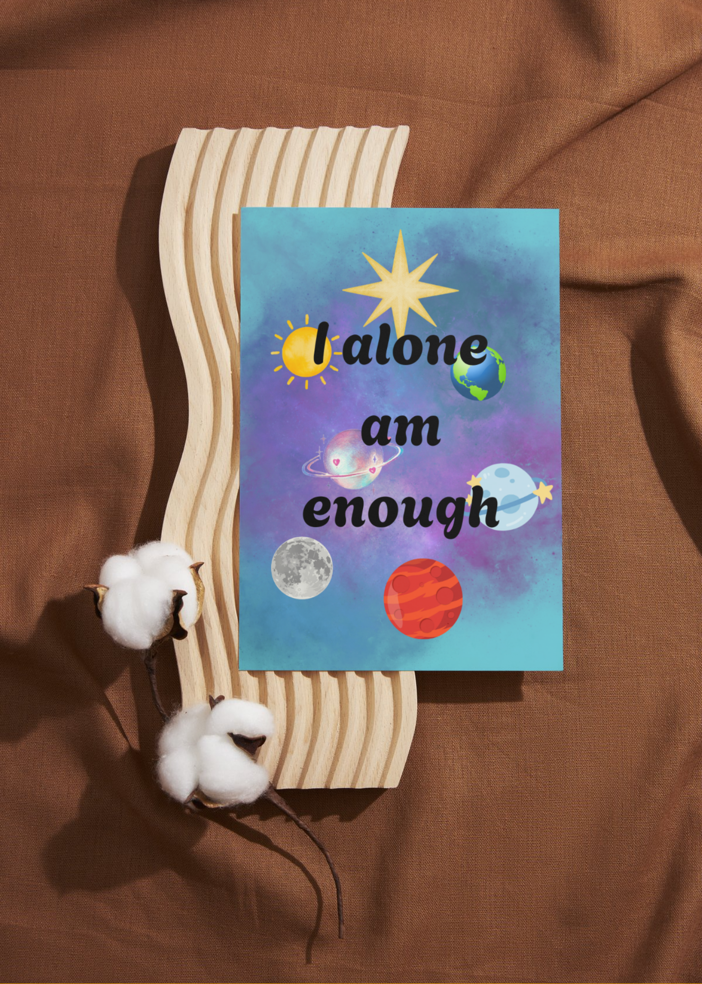 7 Galaxy Affirmation Cards - Print on Demand & Digital Download