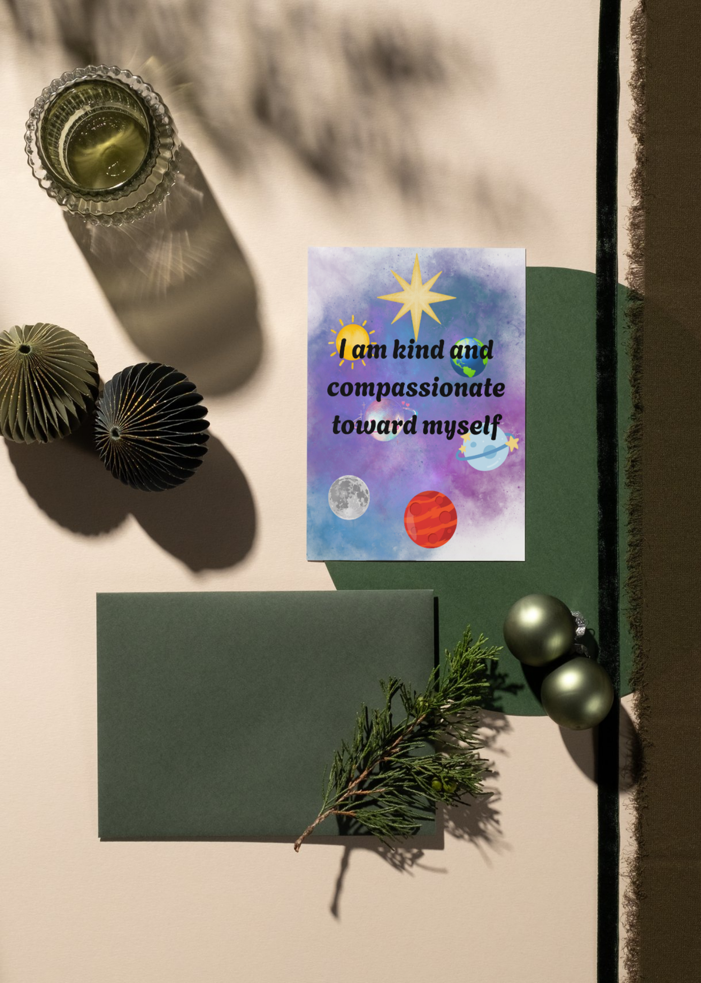 7 Galaxy Affirmation Cards - Print on Demand & Digital Download
