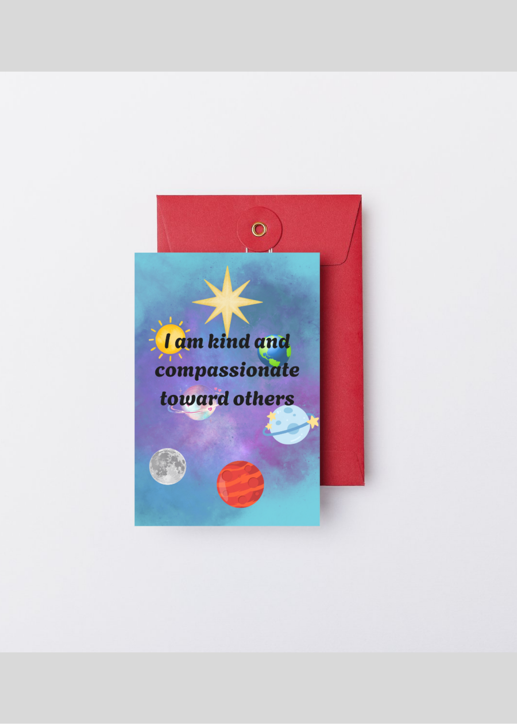 7 Galaxy Affirmation Cards - Print on Demand & Digital Download