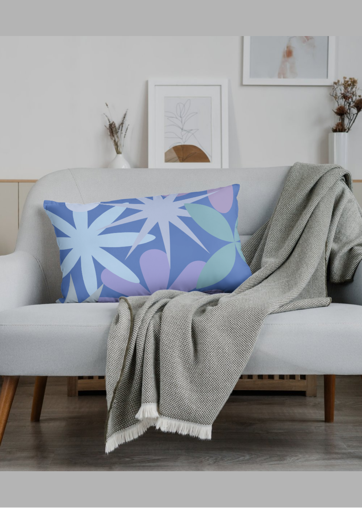 4 Geometric Shapes Wall Art - Modern Abstract Decor & Print on Demand