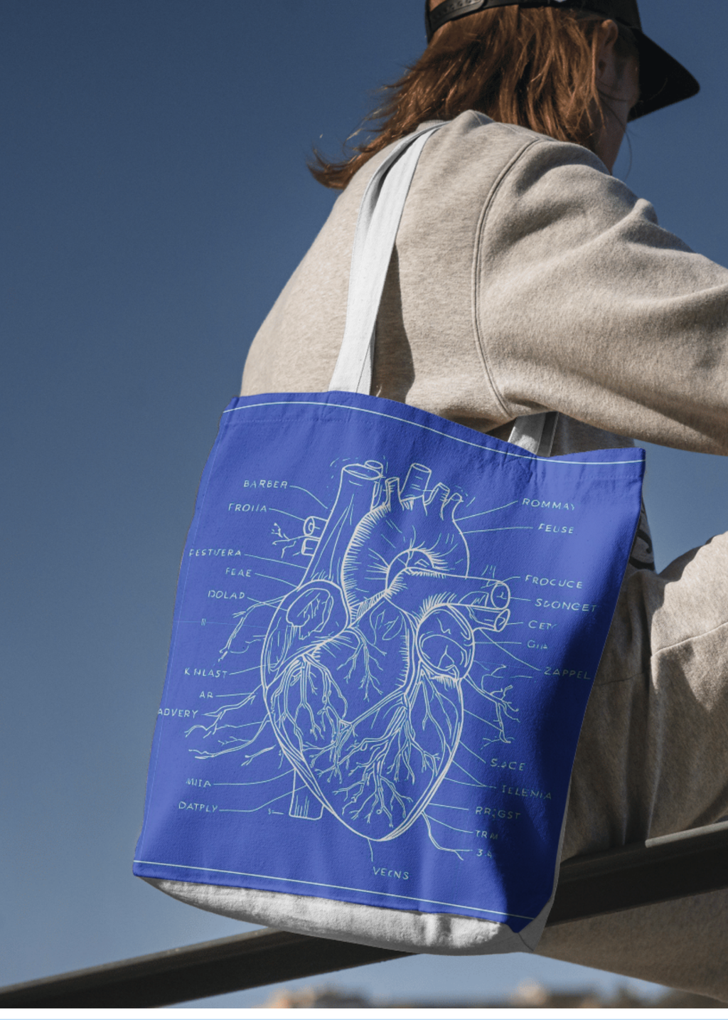 Heart Blueprint Wall Art - 36x36 inch - Office & Home Decor - Print on Demand - Instant Download