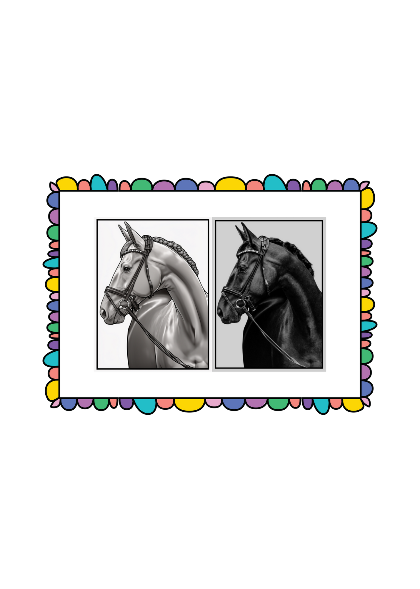 19 Animal Photos with Cartoonified Pictures Bundle - 5 Sizes for Kids Room, Home Decor & Print on Demand