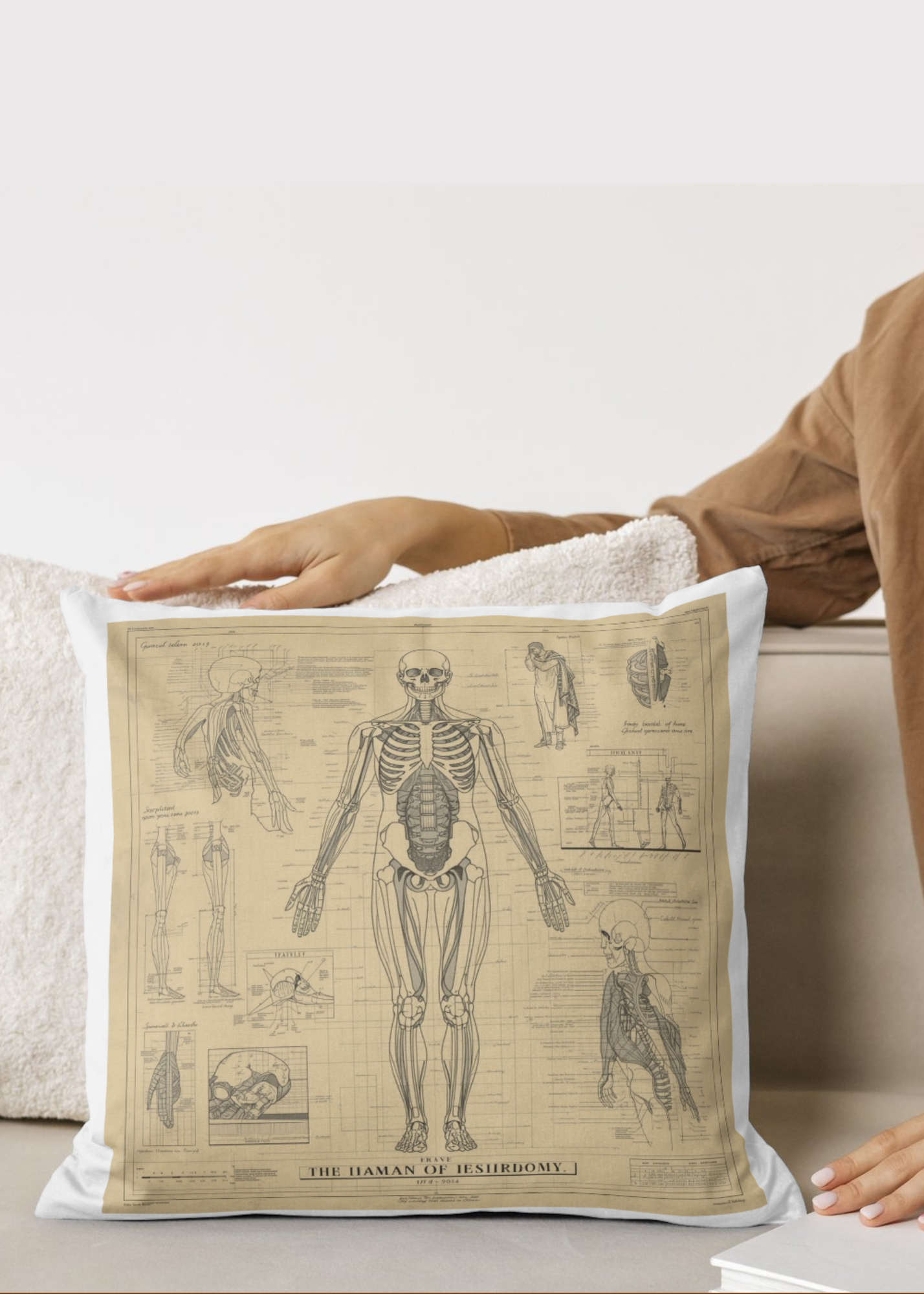 18 Human Anatomy Blueprint Wall Art - Medical Decor & Print on Demand - Instant Download