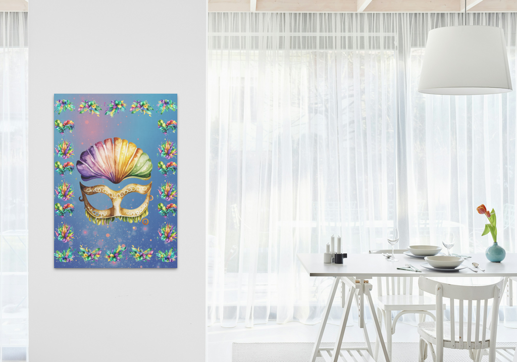 5 Mask Portraits Wall Art Bundle - 5 Sizes for Home Decor & Print on Demand