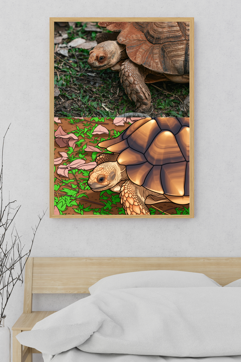 15 Animals Wall Art Bundle - Cartoon & Real Portraits - Instant Download