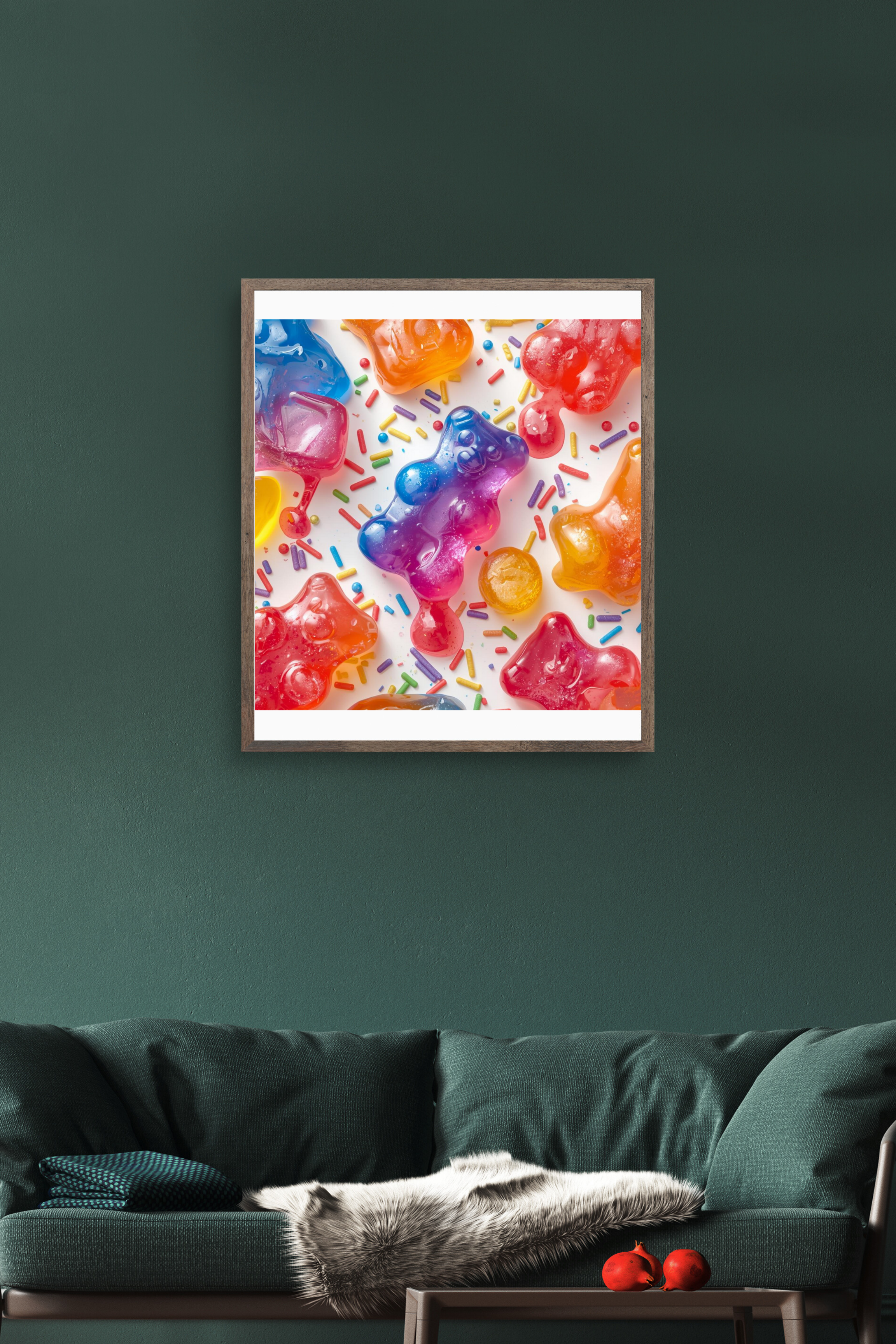 16 Gummy Bear Pictures Bundle - 5 Sizes for Kids Room, Nursery, Home Decor & Print on Demand