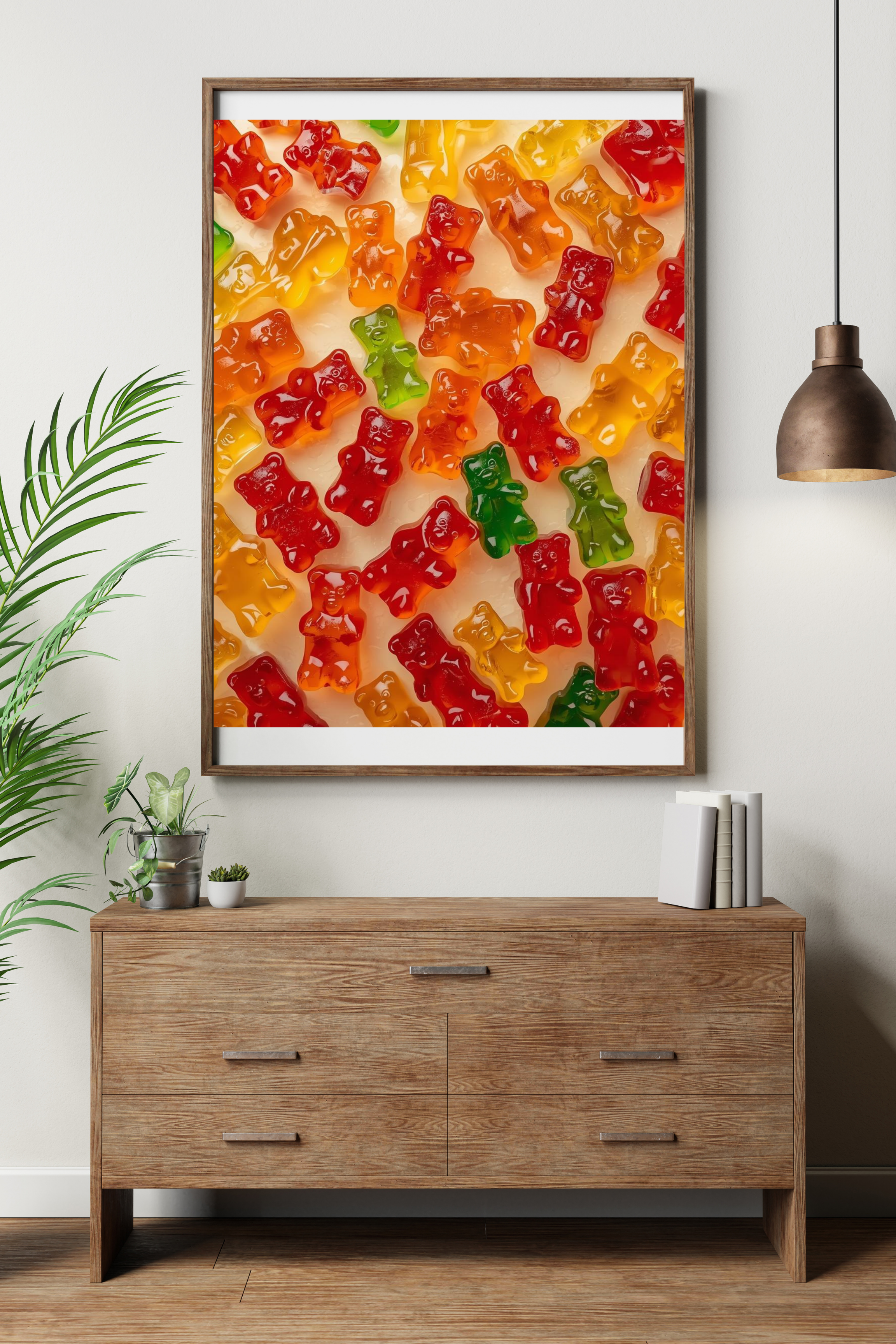 16 Gummy Bear Pictures Bundle - 5 Sizes for Kids Room, Nursery & Print on Demand