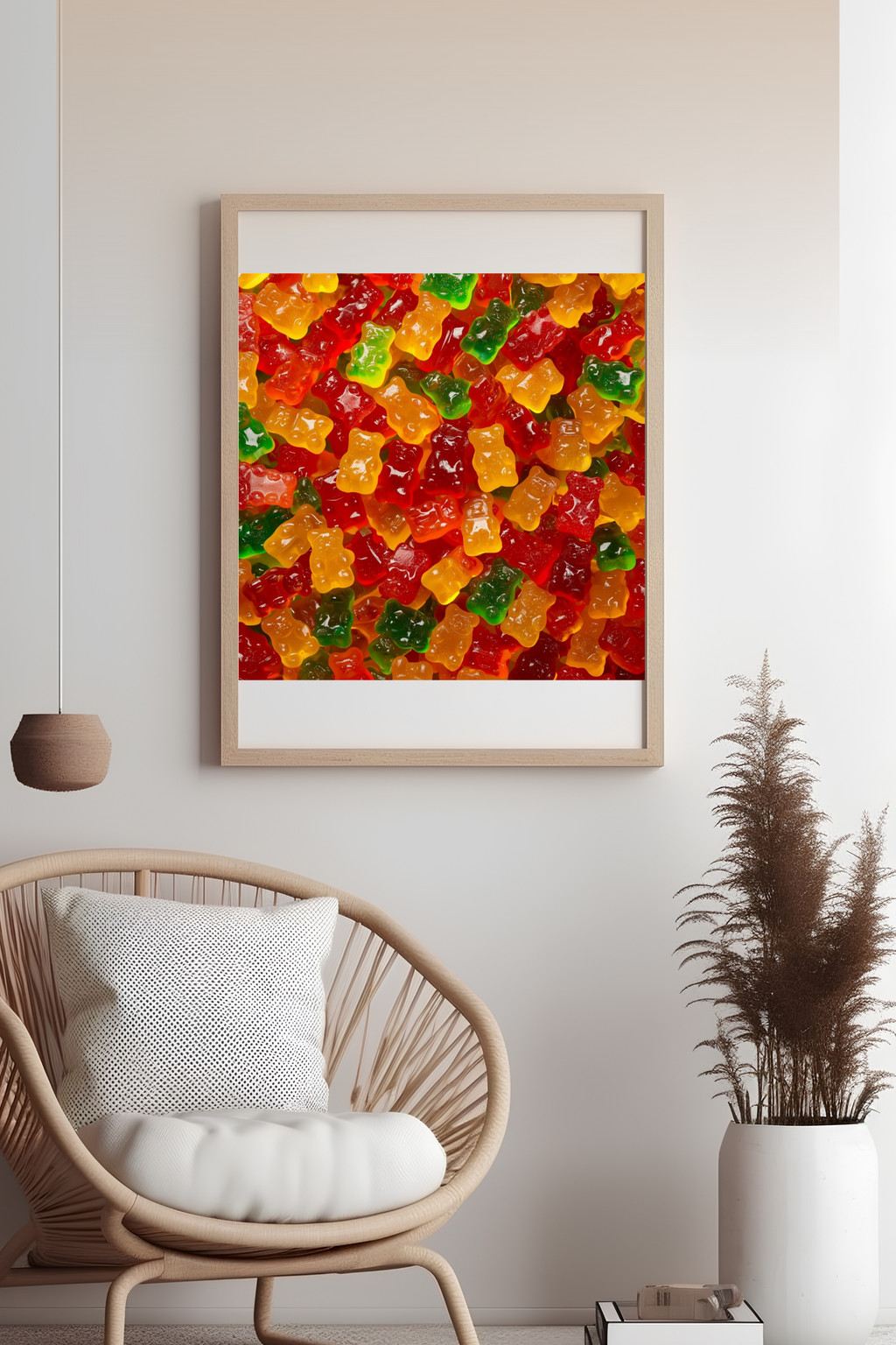 16 Gummy Bear Pictures Bundle - 5 Sizes for Kids Room, Nursery, Home Decor & Print on Demand