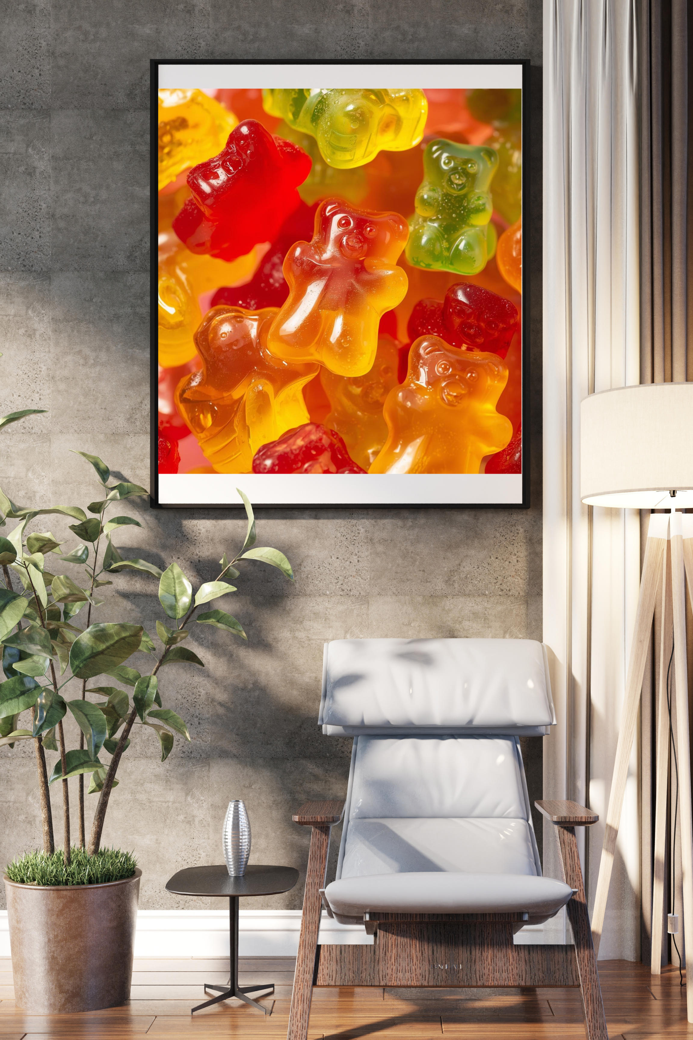 16 Gummy Bear Pictures Bundle - 5 Sizes for Kids Room, Nursery & Print on Demand