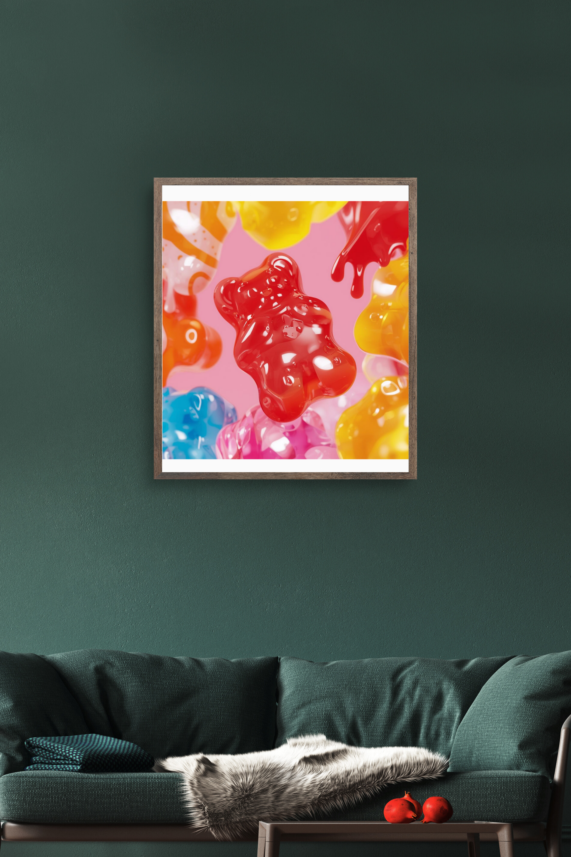 16 Gummy Bear Pictures Bundle - 5 Sizes for Kids Room, Nursery, Home Decor & Print on Demand