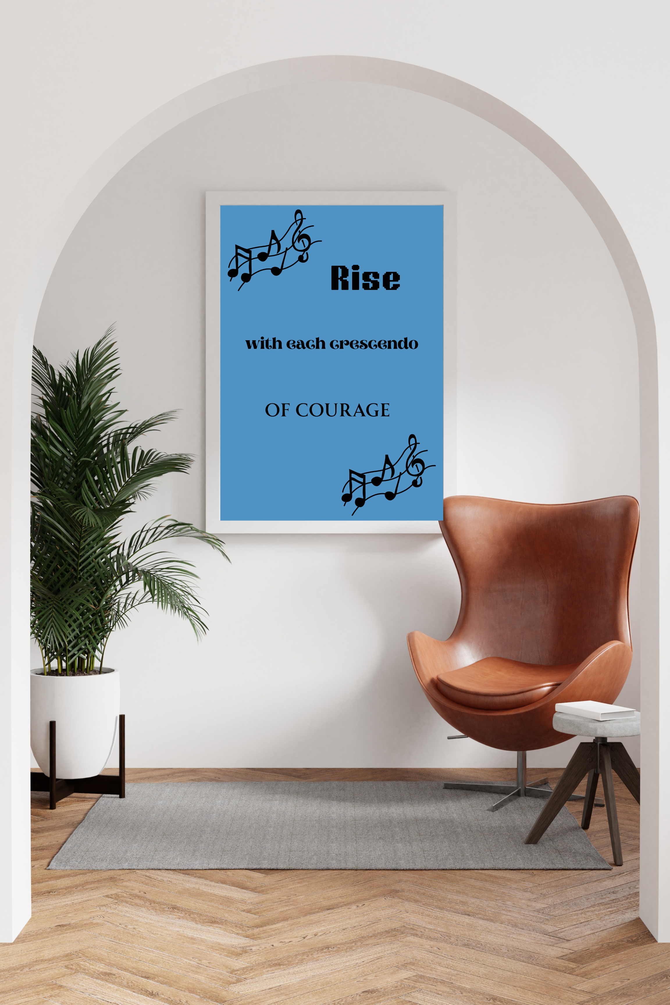 27 Musical Note Affirmations for Self-Love & Healing - Digital Wall Art