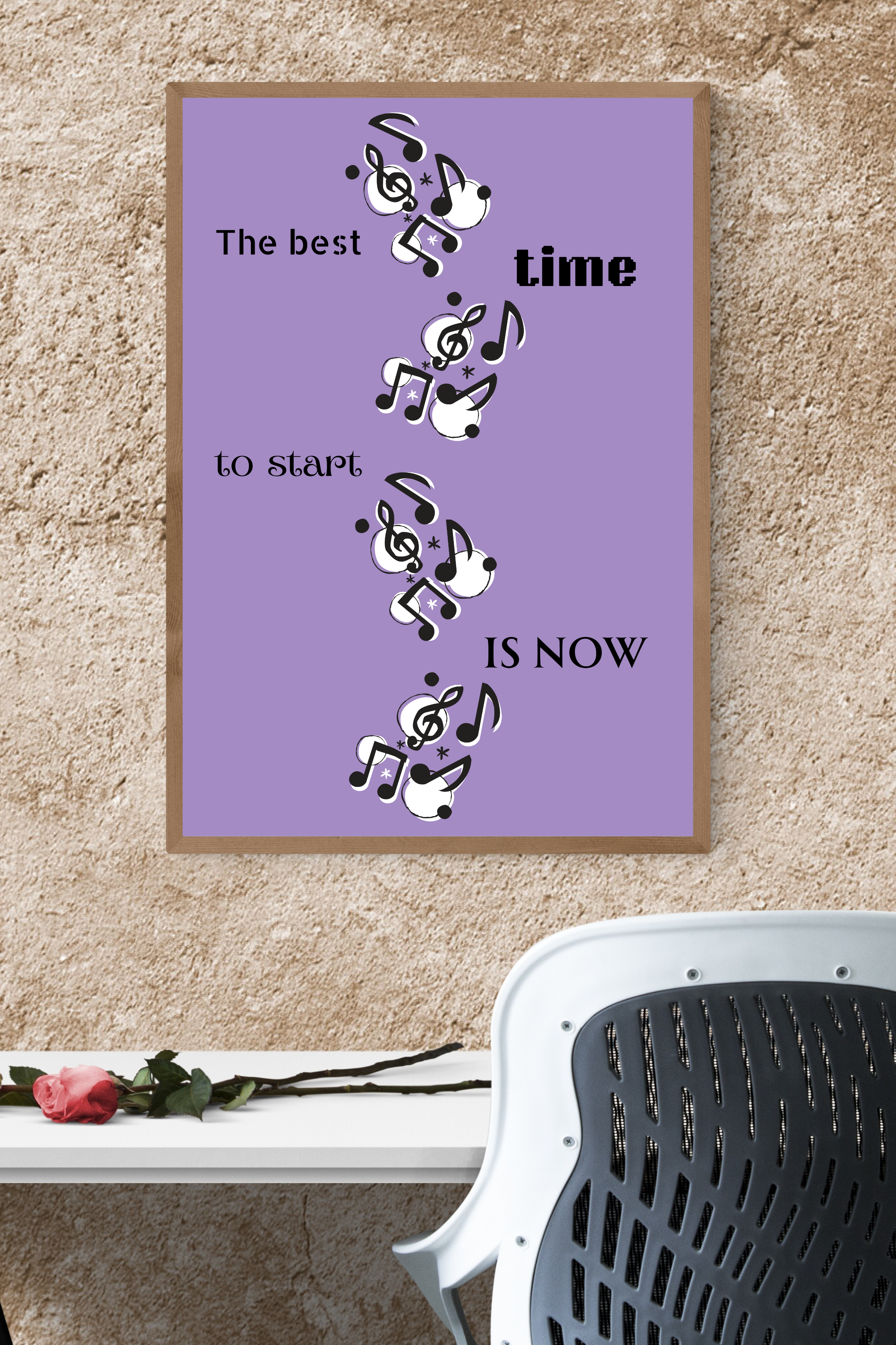 27 Musical Note Affirmations for Self-Love & Healing - Digital Wall Art