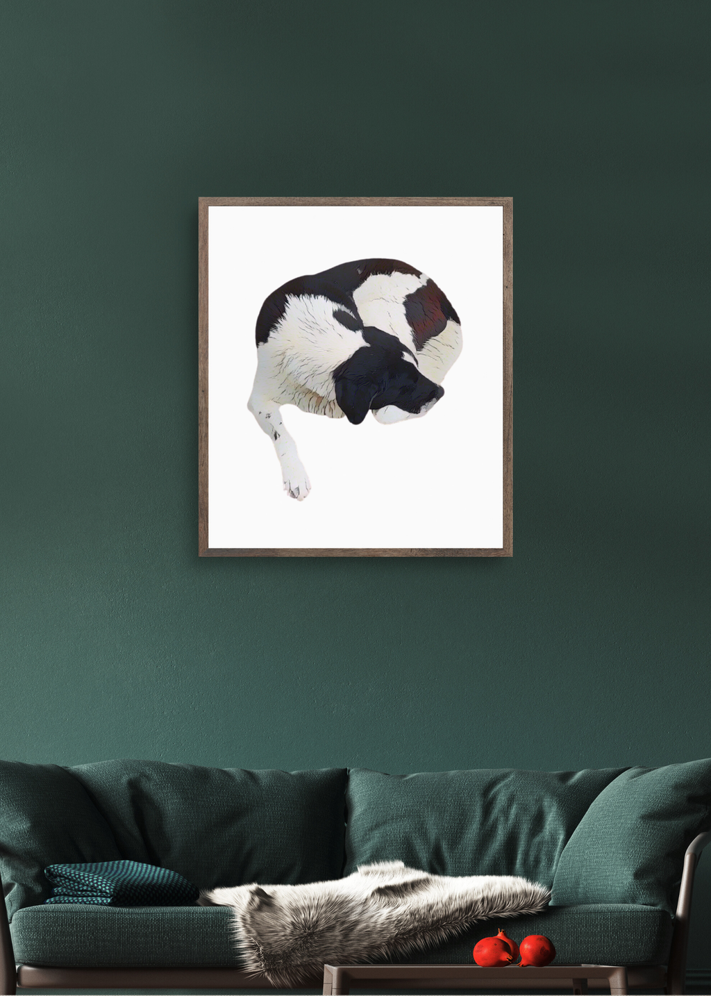 Sleeping Dog Wall Art - Kids Room, Home Decor & Print on Demand