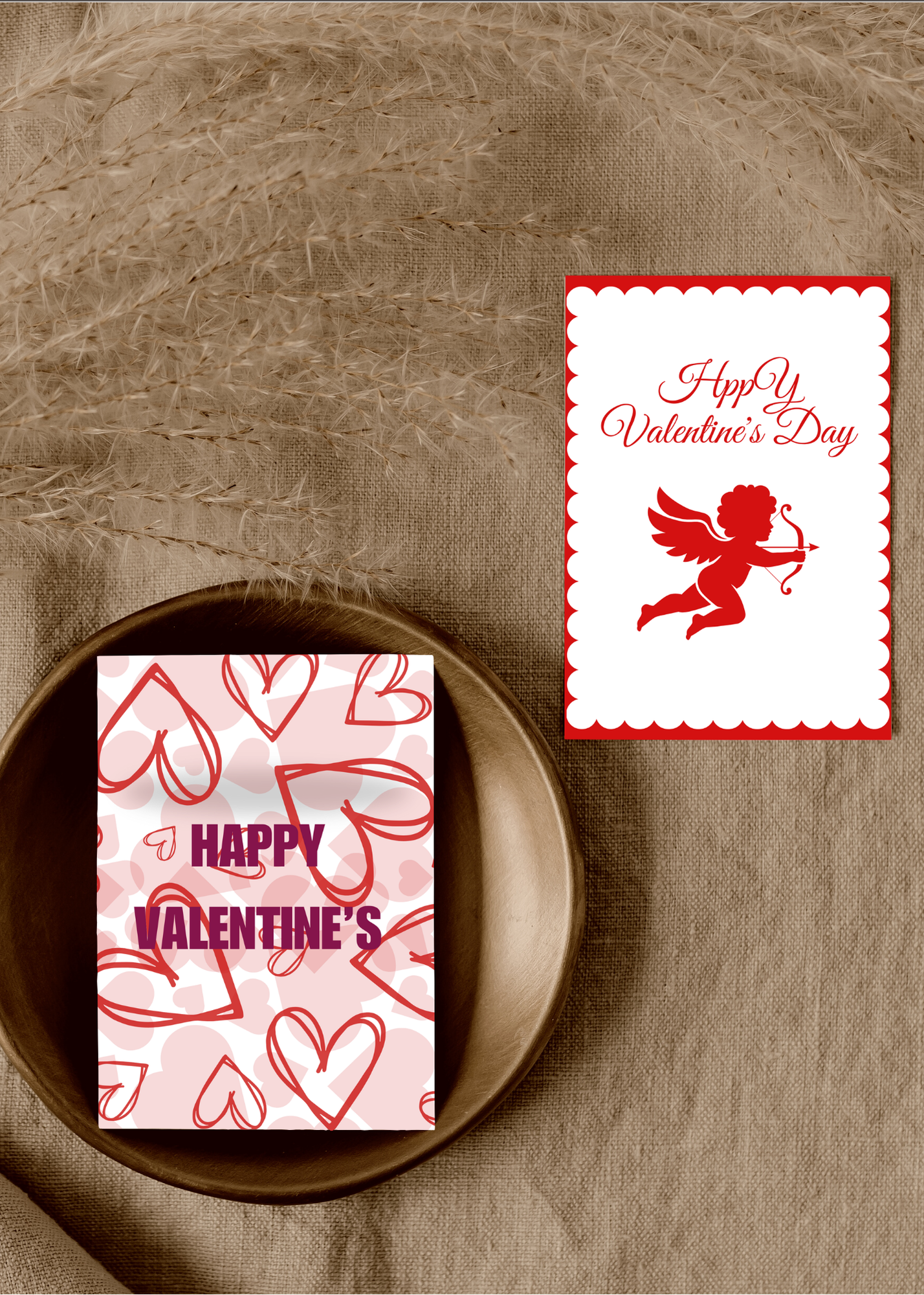 99 Valentine's Day Cards Bundle - 5-7 inch - Be My Valentine & Happy Valentine's Day - Print on Demand