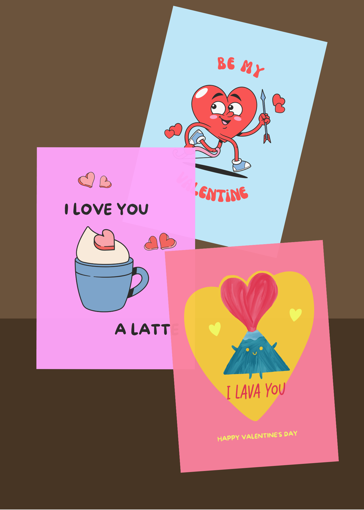 99 Valentine's Day Cards Bundle - 5-7 inch - Be My Valentine & Happy Valentine's Day - Print on Demand