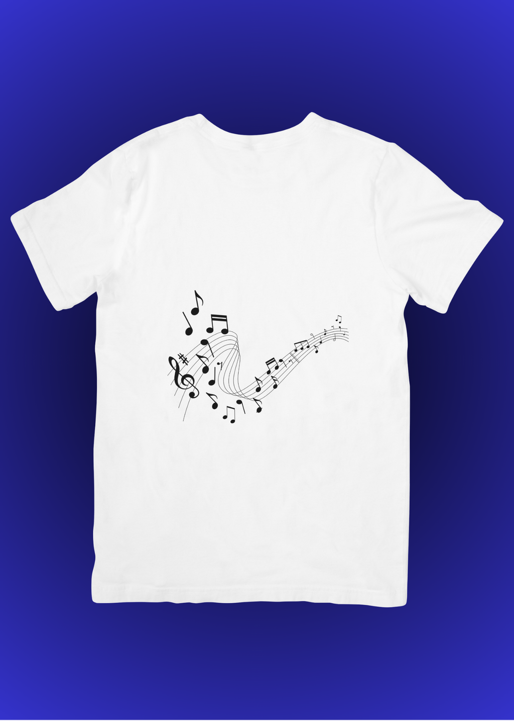 Music Notes Wall Art - 2 Sizes - Home & Studio Decor - Print on Demand - Instant Download