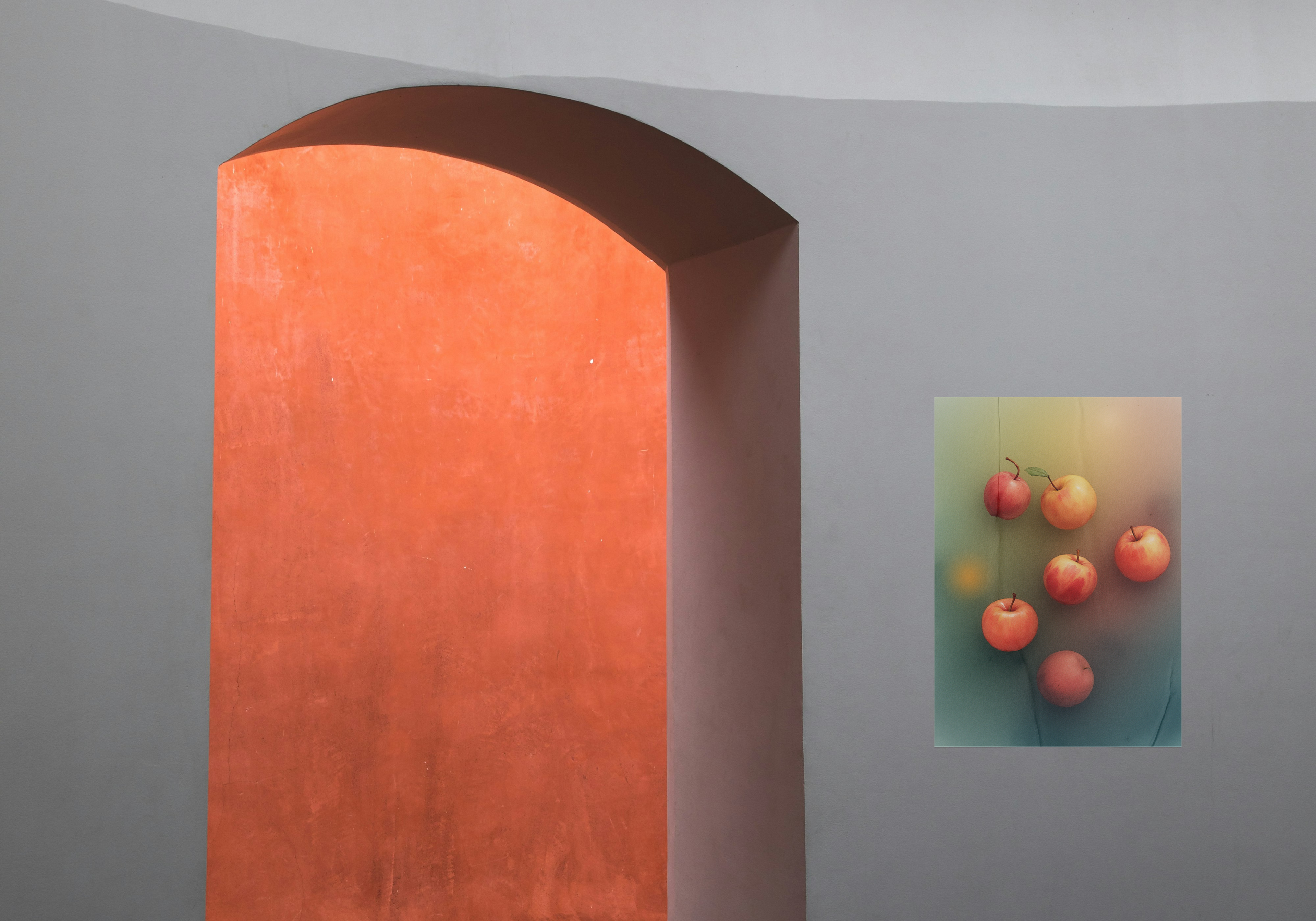 Cartoon Apple Portrait - 5 Sizes Bundle for Home Decor, Kid's Room & Print on Demand