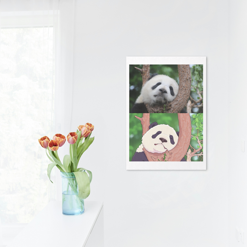19 Animal Photos with Cartoonified Pictures Bundle - 5 Sizes for Kids Room, Home Decor & Print on Demand