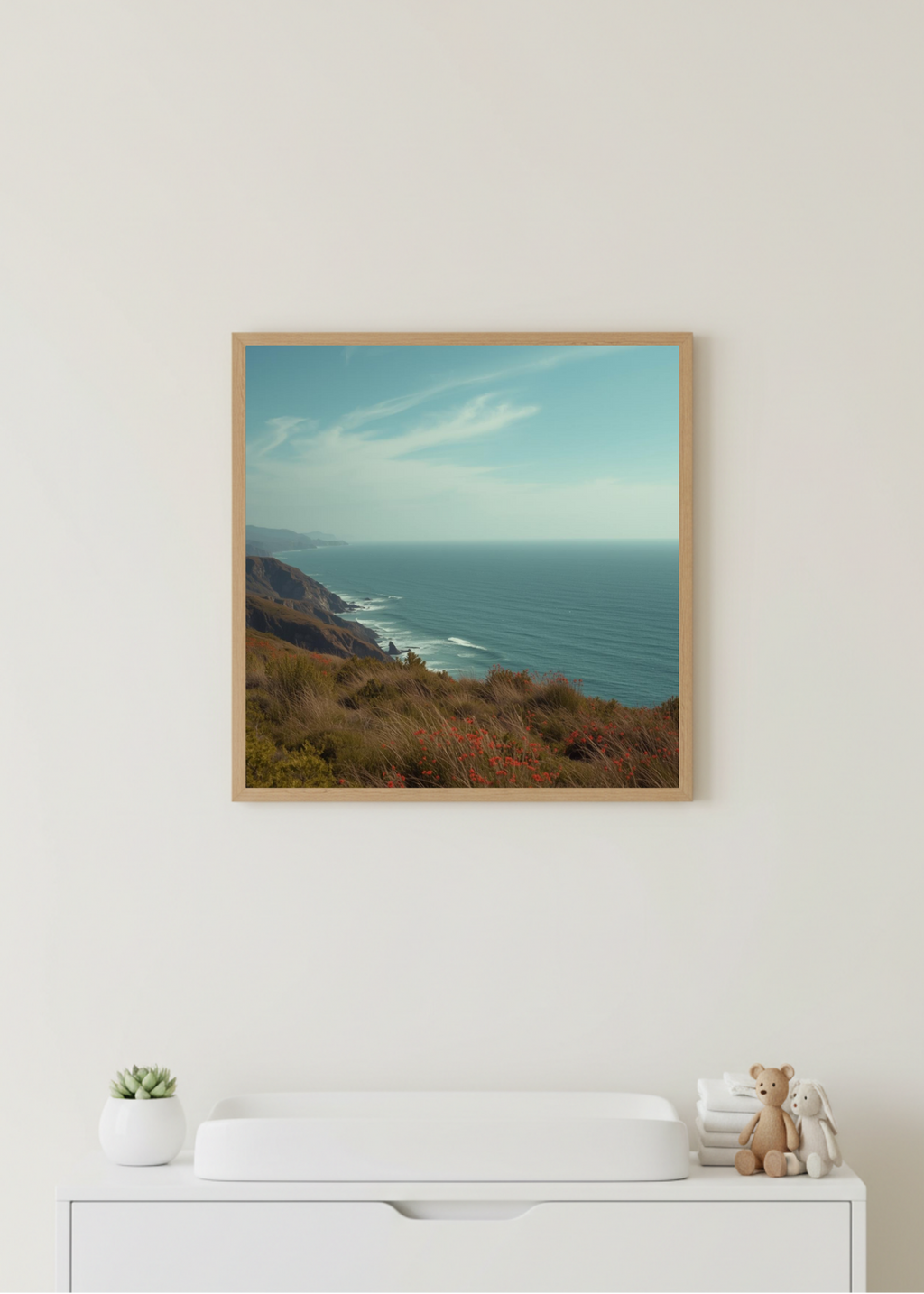 Vintage Wall Art - Kids Room & Nursery Decor - 50x50 inch - Print on Demand - Instant Download