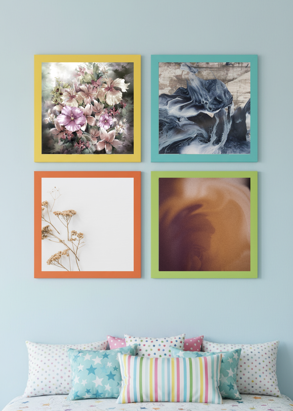 Vintage Wall Art - Kids Room & Nursery Decor - 50x50 inch - Print on Demand - Instant Download