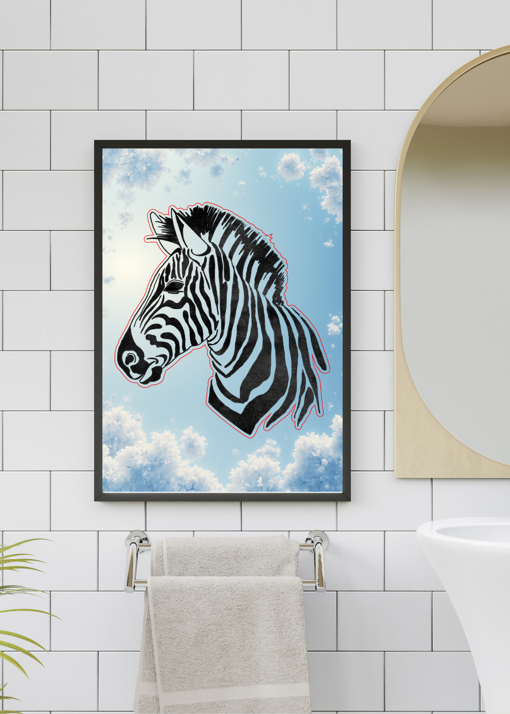 8 Zebra Portraits Bundle - Digital Wall Art for Kids Room, Home Decor & Print on Demand