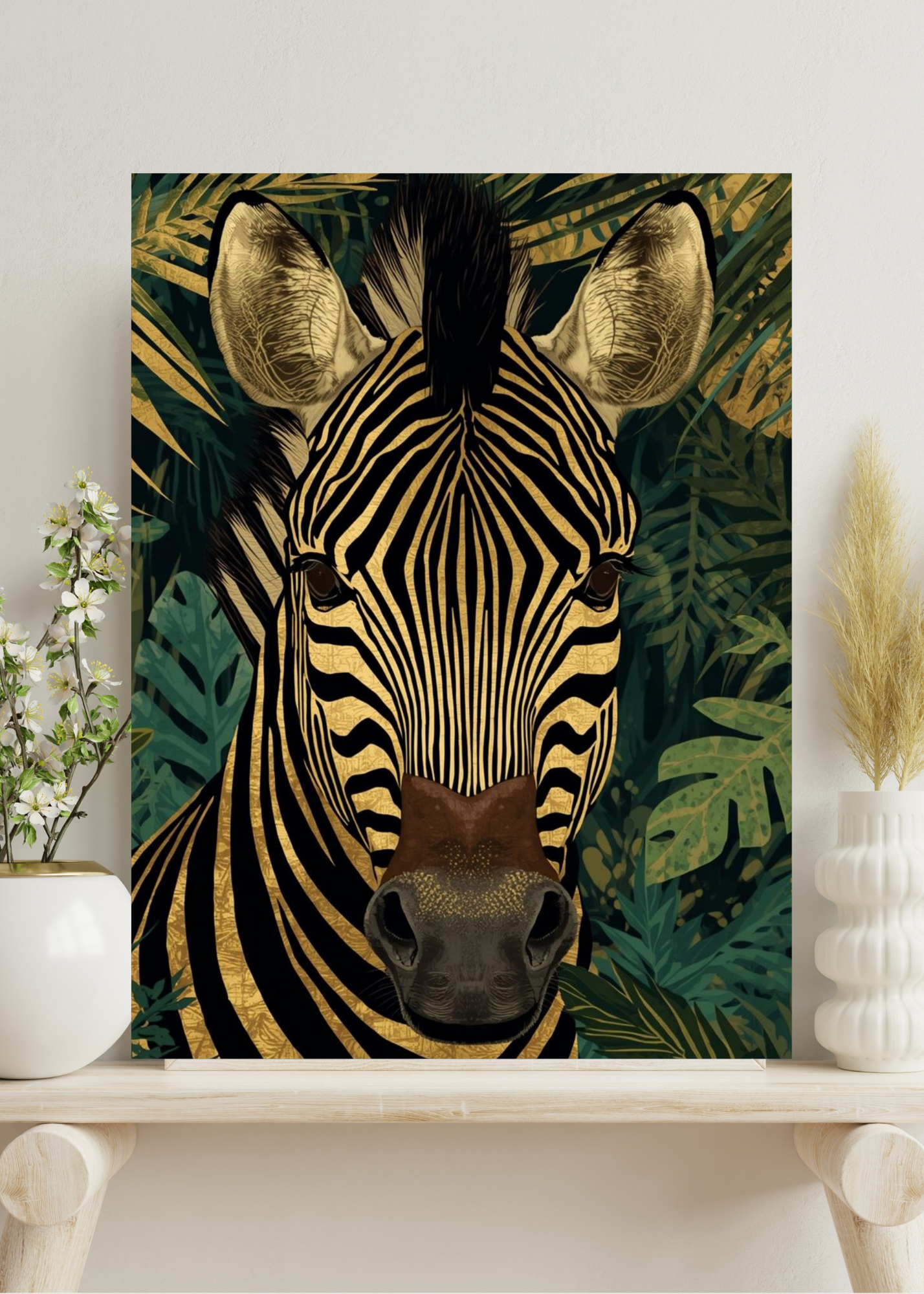 8 Zebra Portraits Bundle - Digital Wall Art for Kids Room, Home Decor & Print on Demand