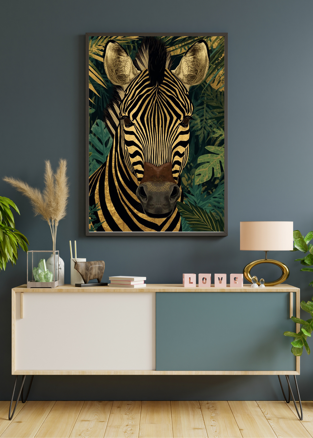 8 Zebra Portraits Bundle - Digital Wall Art for Kids Room, Home Decor & Print on Demand