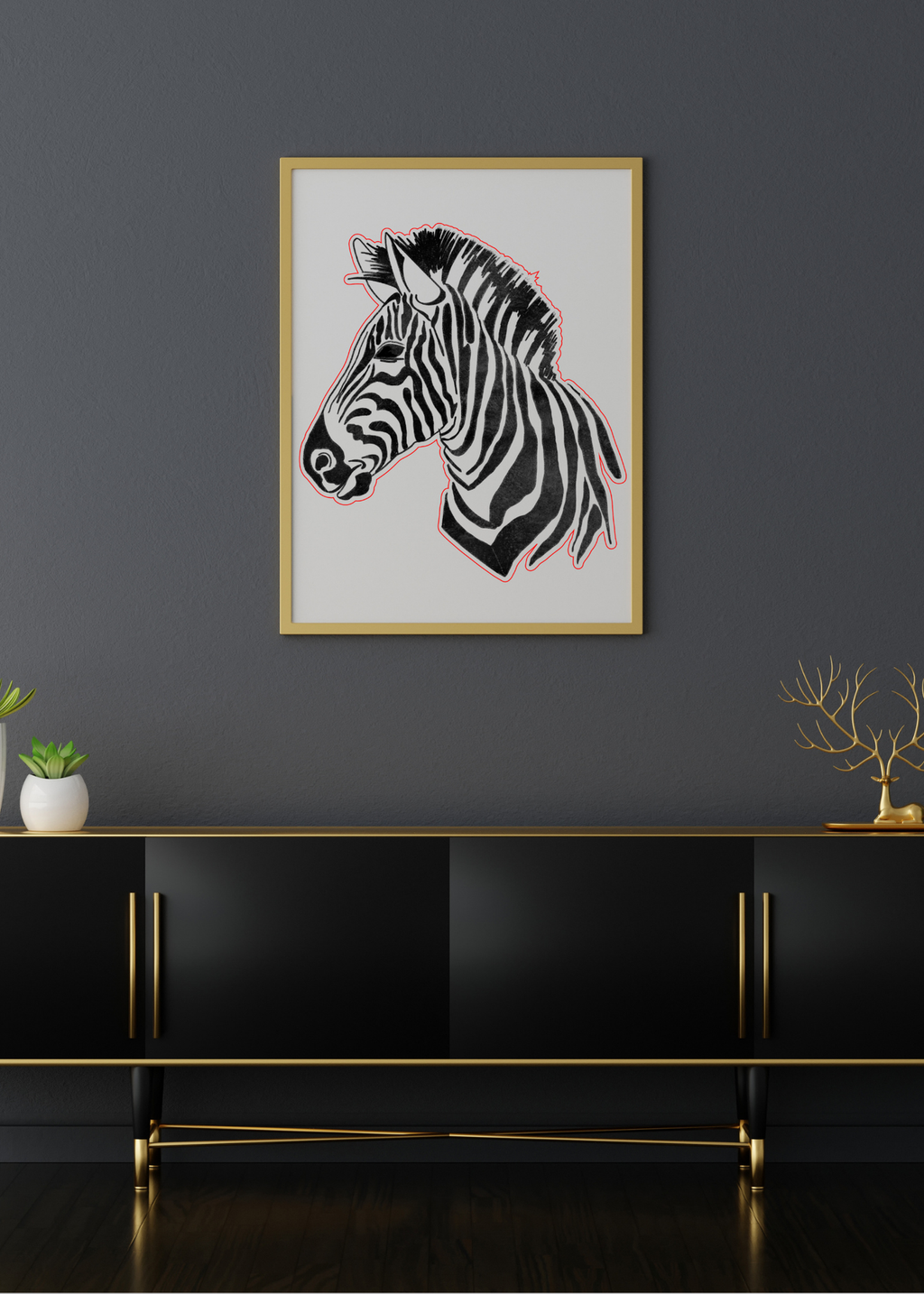 8 Zebra Portraits Bundle - Digital Wall Art for Kids Room, Home Decor & Print on Demand
